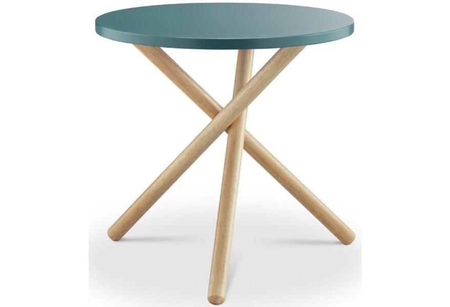 Acme Furniture Lanica 82895 Mid Century End Table With Tripod Base Nassau Furniture And Mattress End Tables
