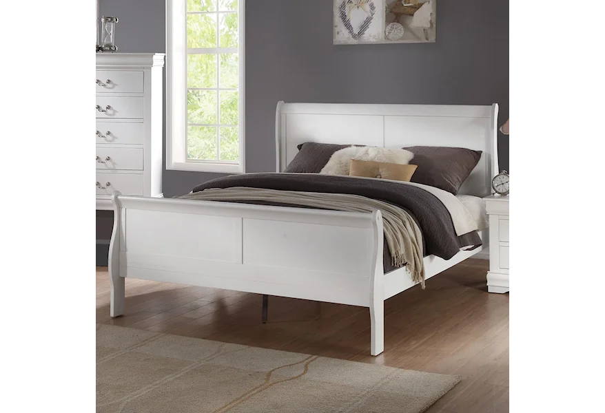 Acme Furniture Louis Philippe Eastern King Bed (FB 29H), A1 Furniture &  Mattress