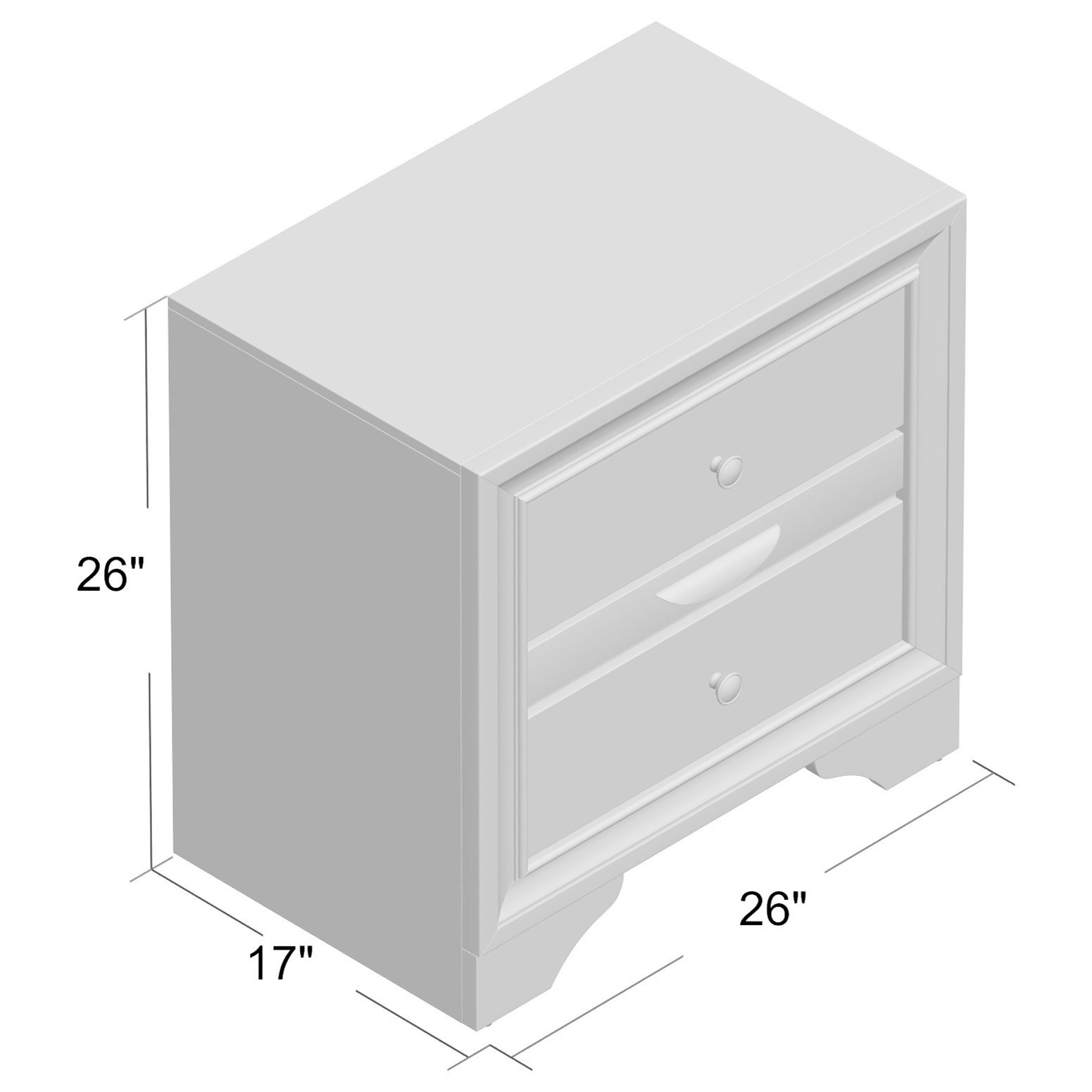 Acme Furniture Naima Nightstand Dream Home Interiors Nightstands