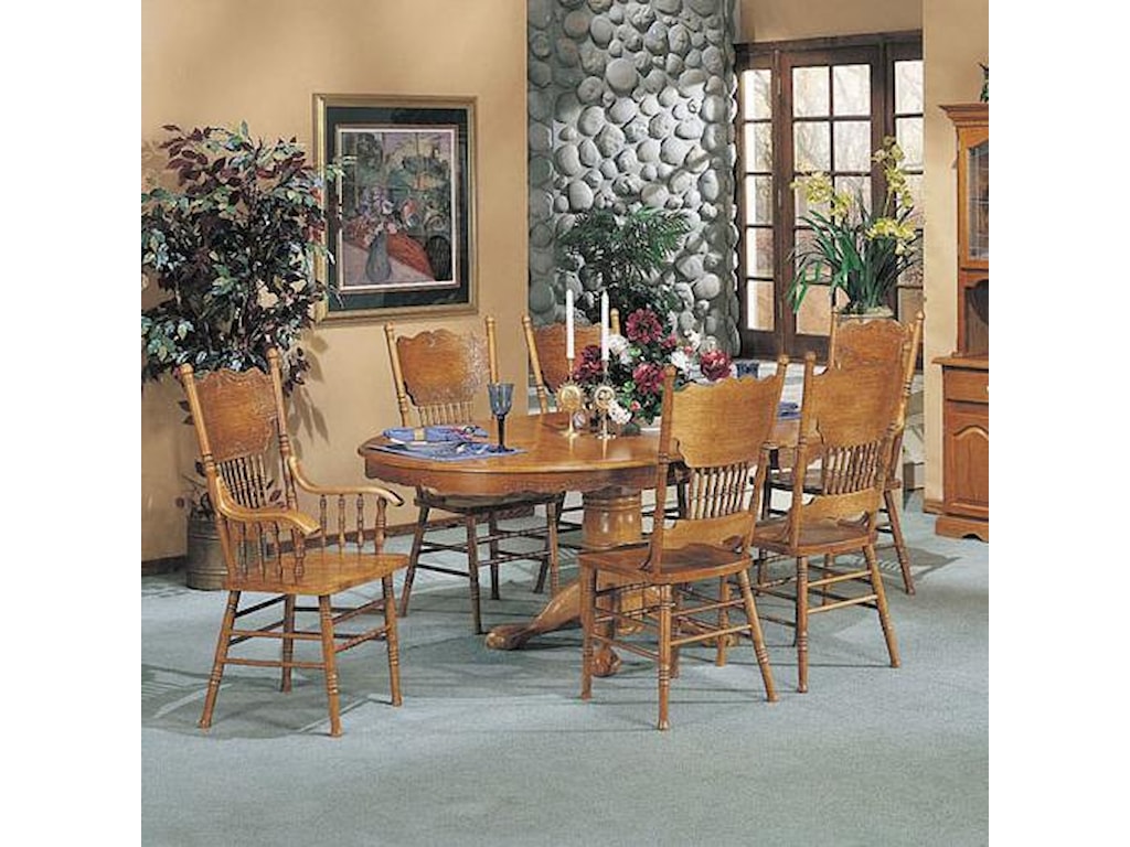 Nostalgia Traditional Dining Press Back Side Chair By Acme Furniture At Rooms For Less