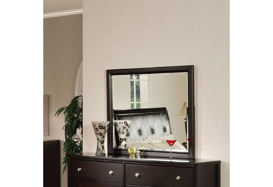 Acme Furniture Oxford 14308c Dresser Top Mirror Corner Furniture