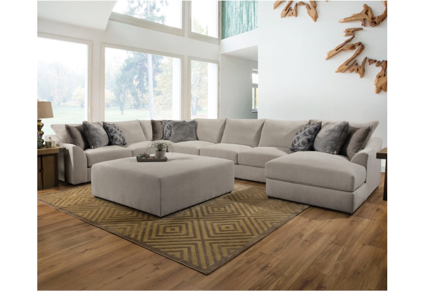Acme Furniture Petillia Contemporary U Shape Sectional With Acme Furniture Petillia Contemporary U