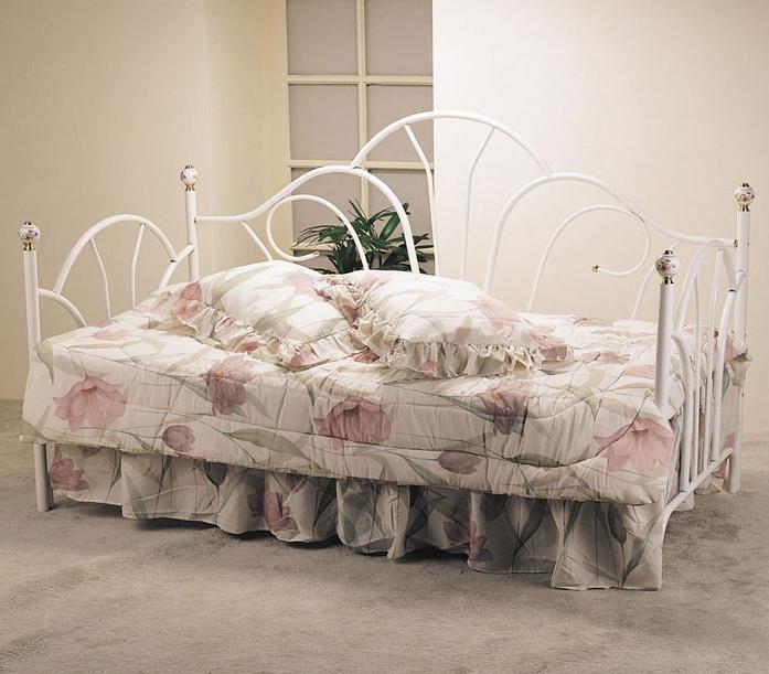 Acme Furniture Provence 02076w Day Bed With Porcelain Knob And