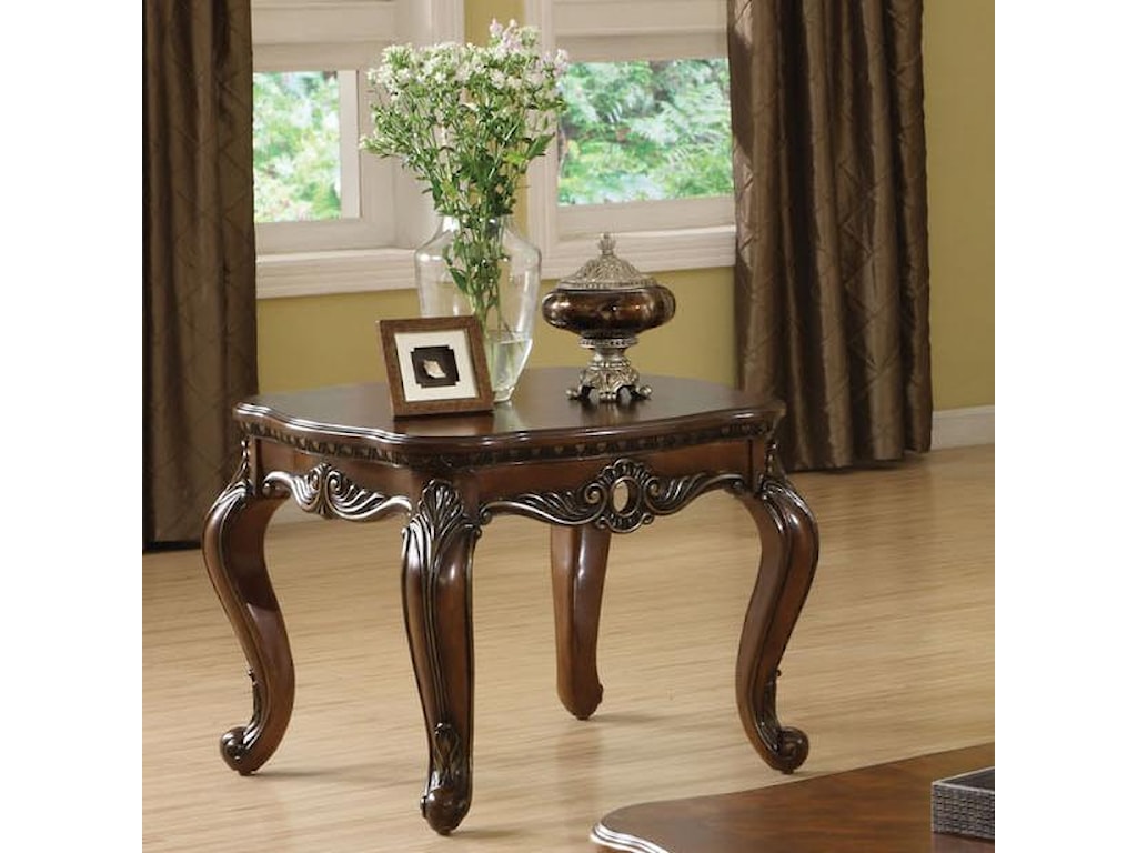 Acme Furniture Remington Traditional Brown Cherry End Table