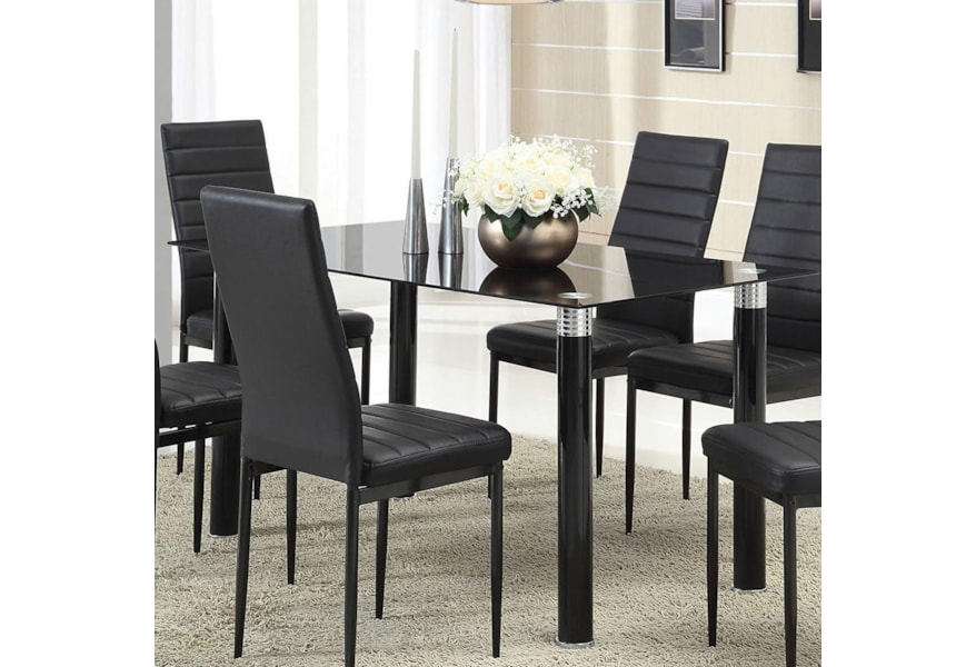 Acme Furniture Riggan 70595 Contemporary Dining Table With Black