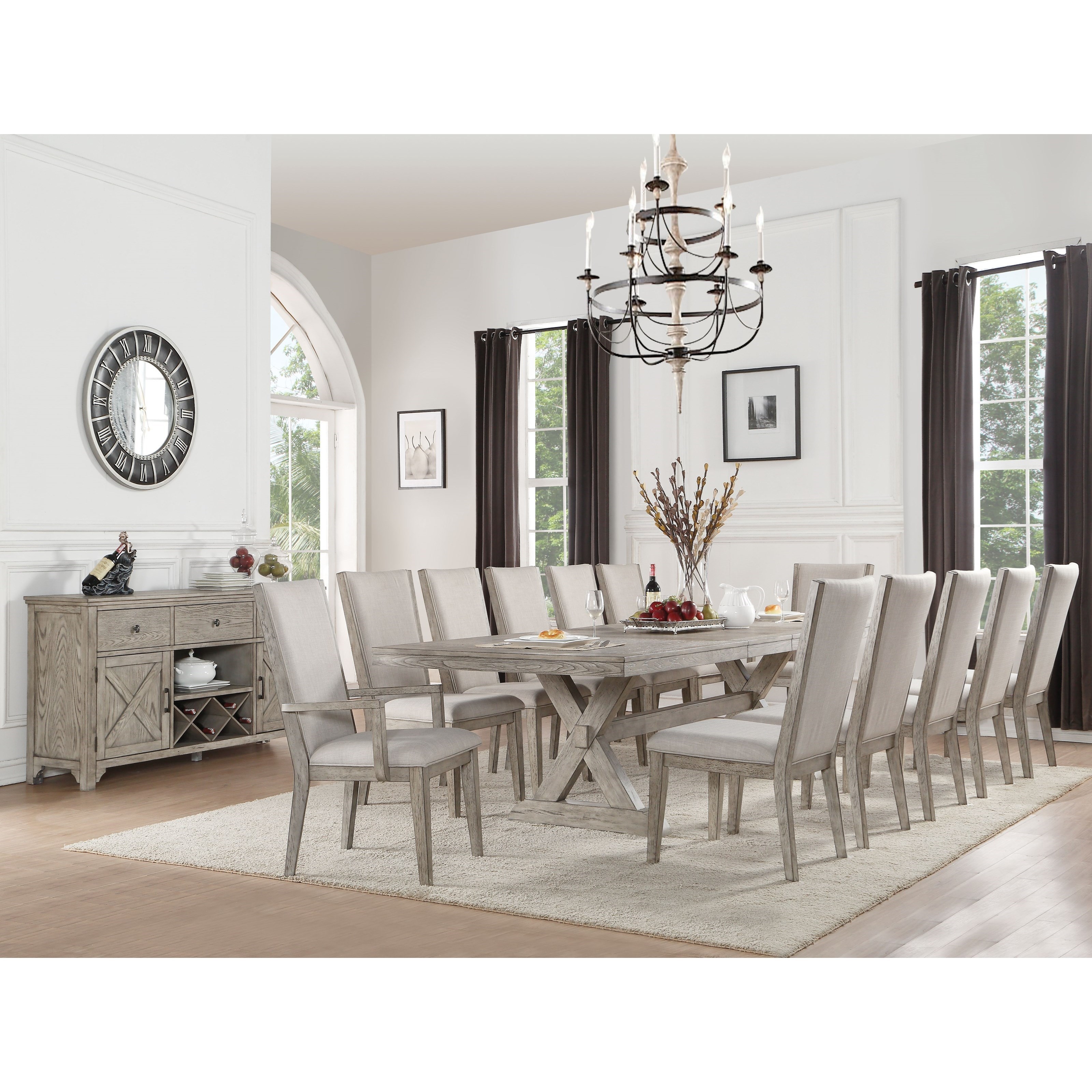 Rocky Dining Table Set for 12