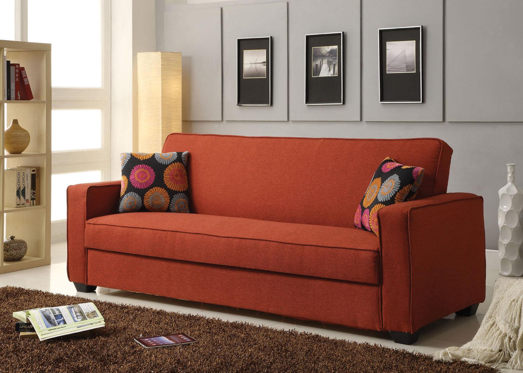 Acme Furniture Shani 57072 Linen Adjustable Sofa W Storage And