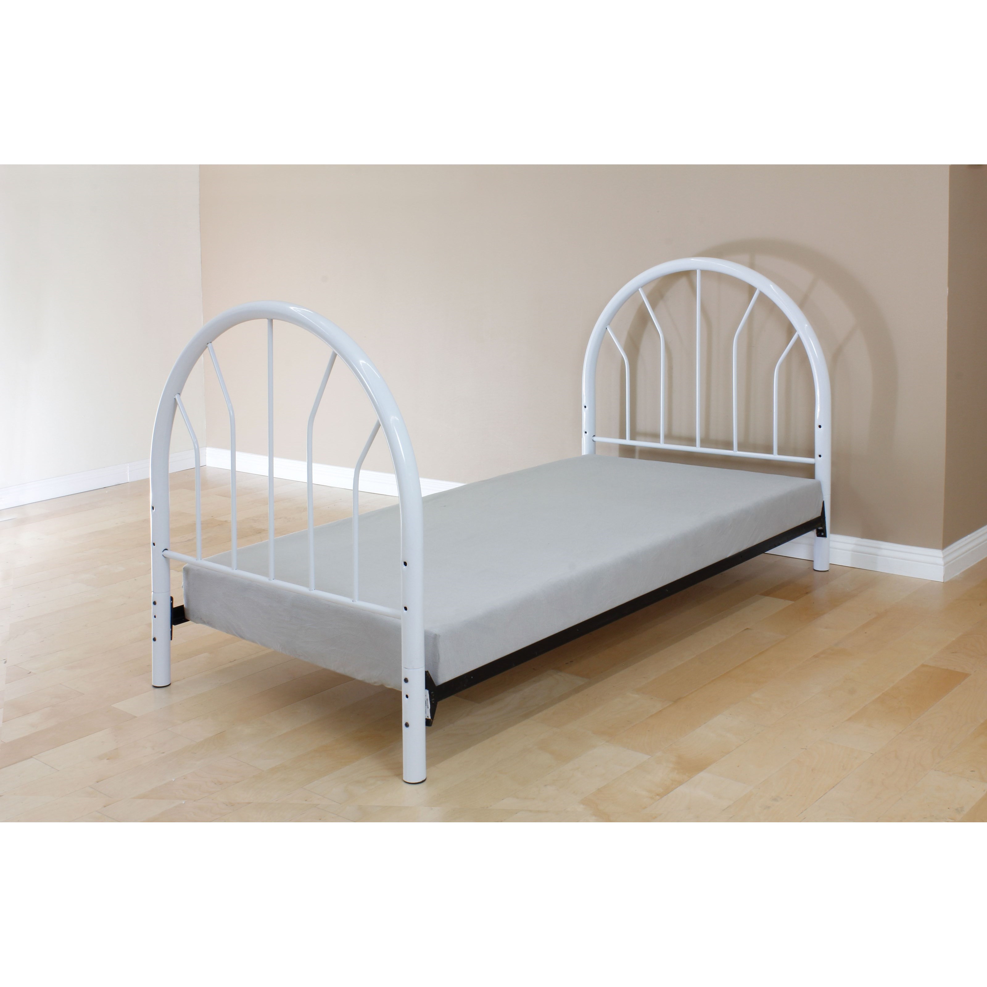 Acme Furniture Silhouette 02054w Kids Twin Metal Bed Headboard Footboard Only Del Sol Furniture Panel Beds