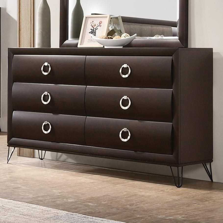 dresser with hairpin legs