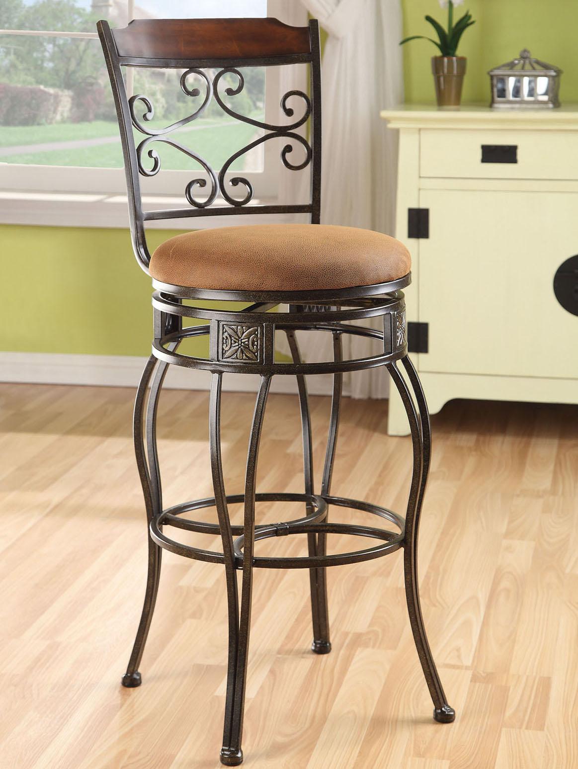 traditional swivel bar stools