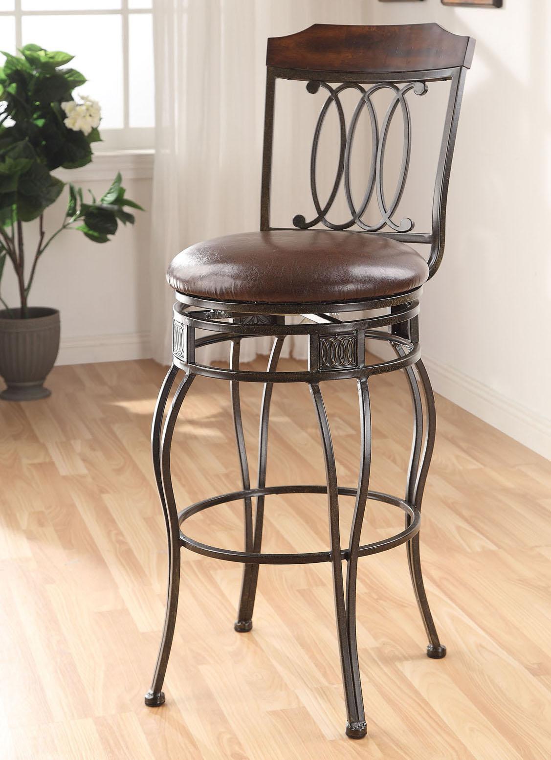 traditional swivel bar stools