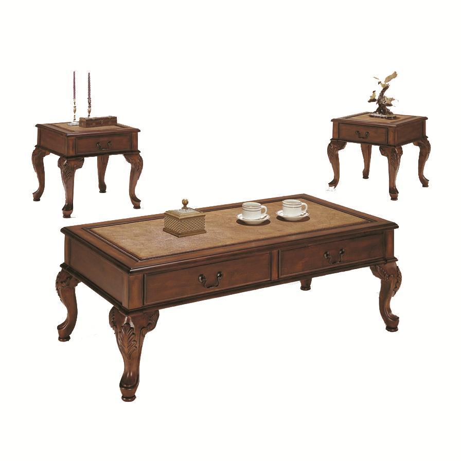 3 Pc Coffee And End Tables : Cheshire 3 Pc Set Cm4914 3pk Coffee Table 2 End Tables / Aside from the traditional coffee table, end tables also make great additions to any living space.