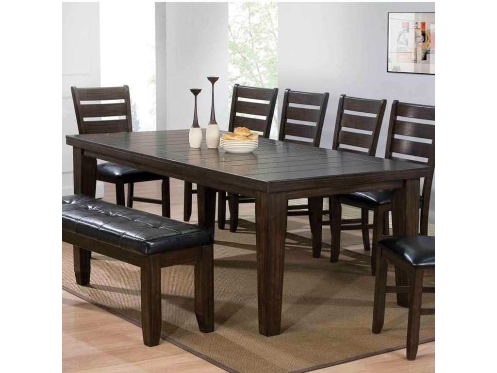 Urbana Casual Dining Table With Leaf By Del Sol Af At Furniture