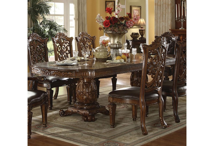 Acme Furniture Vendome Traditional Formal Dining Table Dream