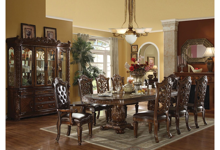 Acme Furniture Vendome Traditional Formal Dining Table Dream Home Interiors Dining Tables