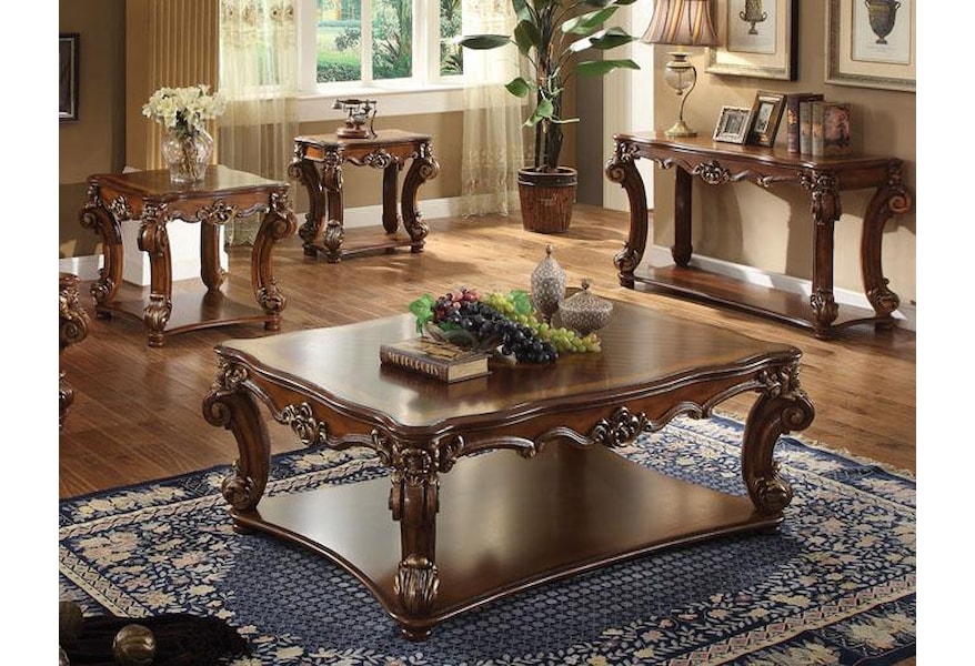 Vendome Rectangular Coffee Table By Acme Furniture At Dream Home Interiors Vendome Rectangular Coffee Table By Acme Furniture At Dream Home Interiors