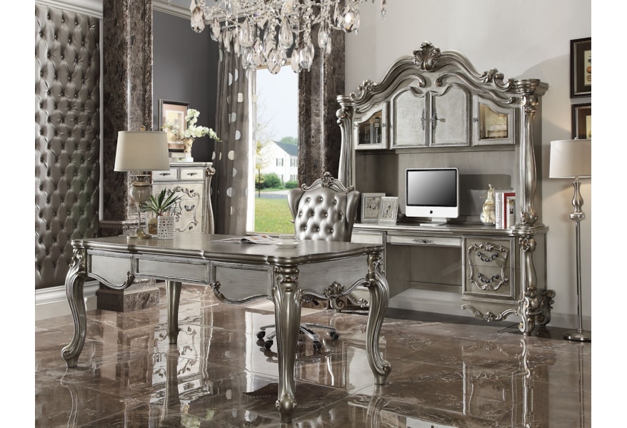 Acme Furniture Versailles Computer Desk Hutch Rooms For Less Desk Hutch Sets