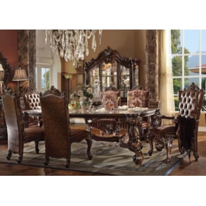 Acme Furniture Versailles Traditional French Provincial Formal Dining Set Dream Home Interiors Formal Dining Room Groups