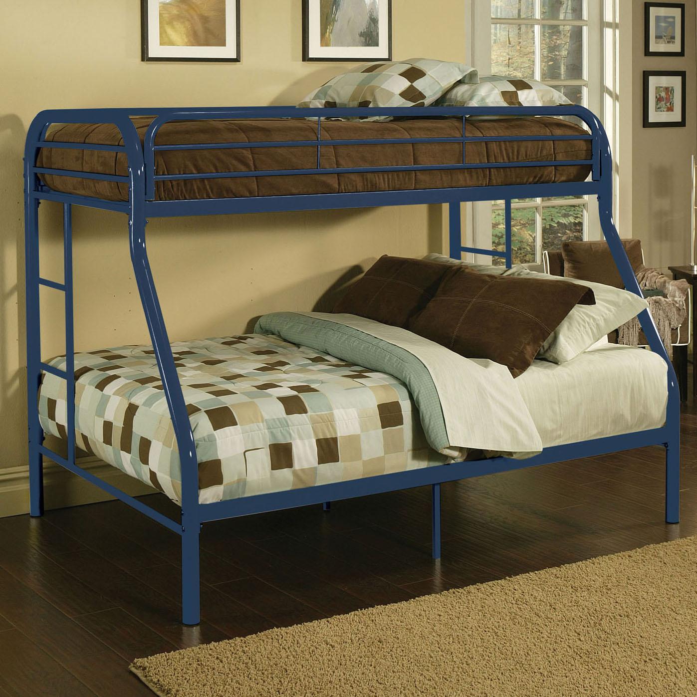 Acme Furniture Youth Bunk Beds 02053bu Contemporary Twin Full Bunk