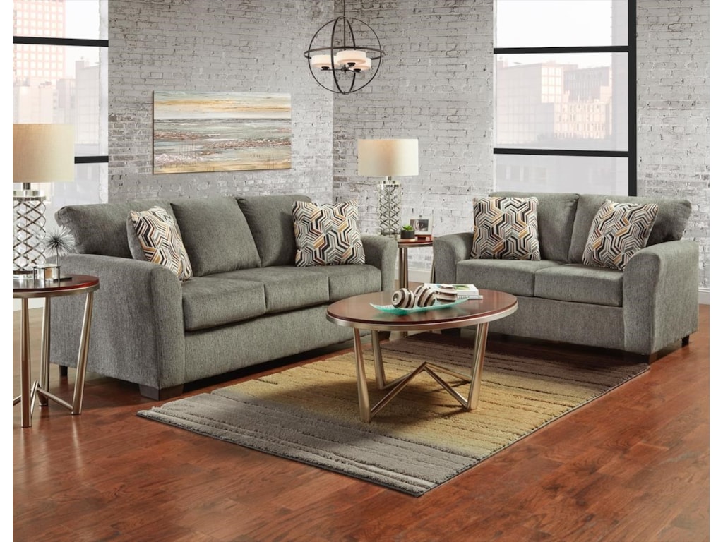 3330 Sofa And Loveseat By Affordable Furniture At Sam Levitz