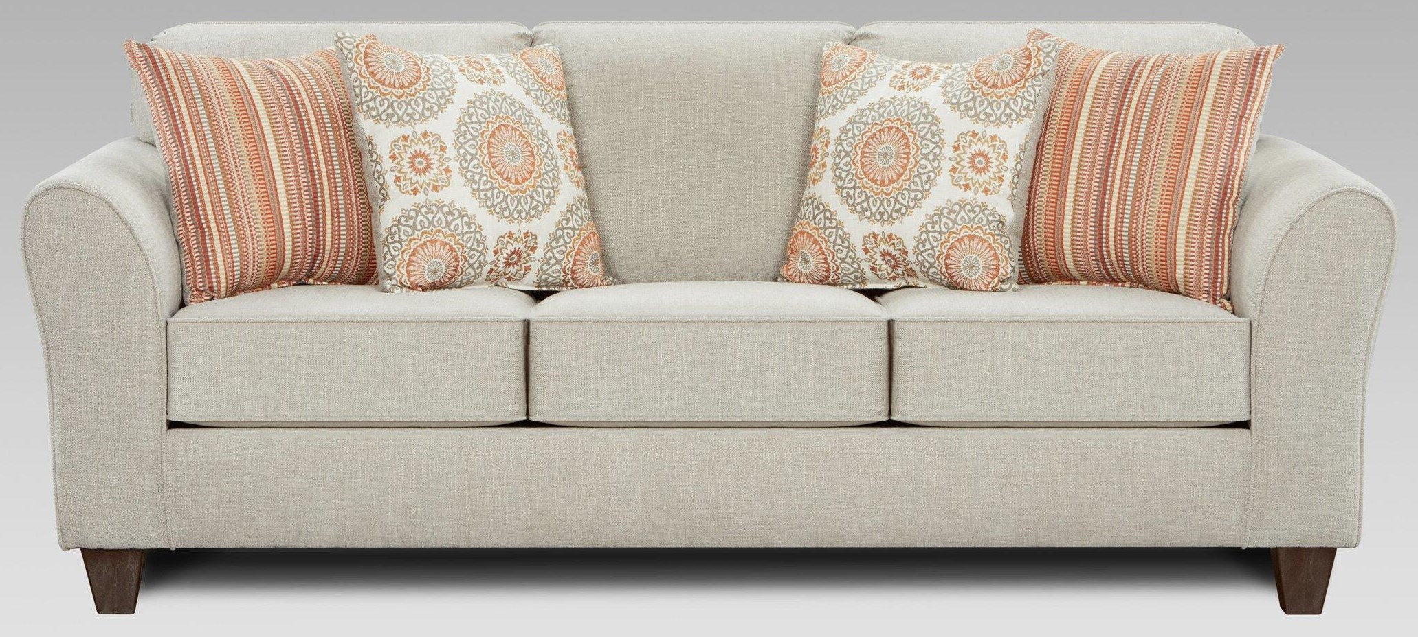 5040 Bennington Taupe Sofa Bennett S Furniture And Mattresses Sofas