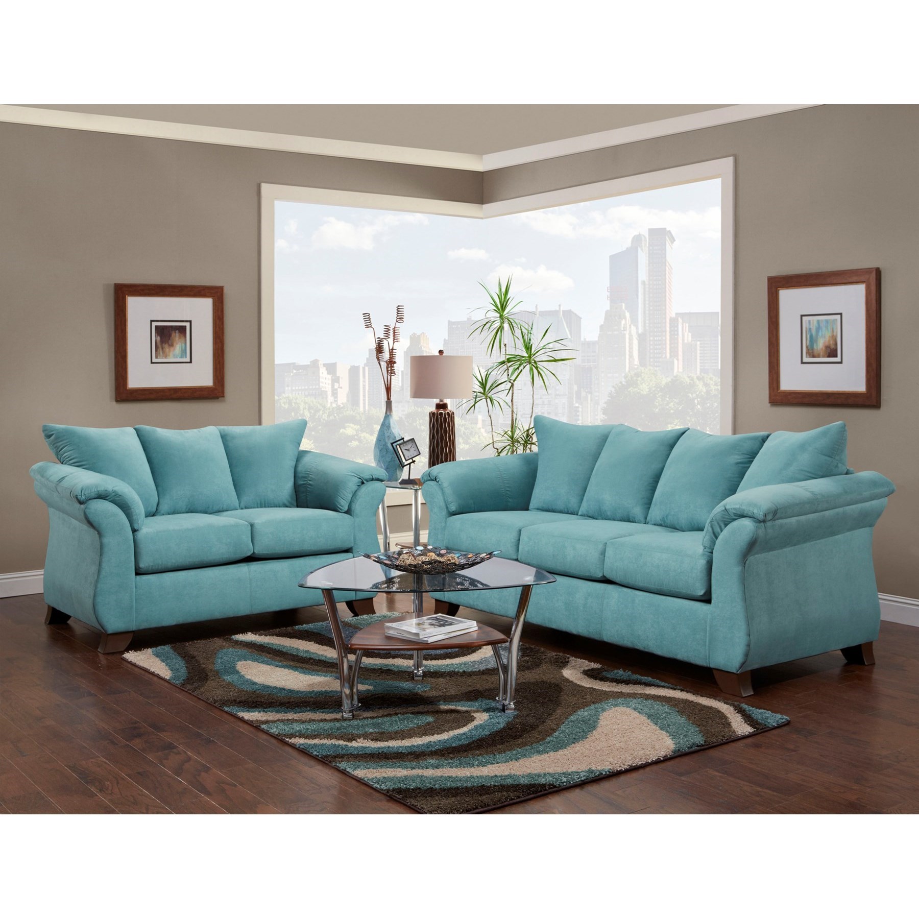 Affordable Furniture 6700 Three Seat Queen Size Sleeper Sofa