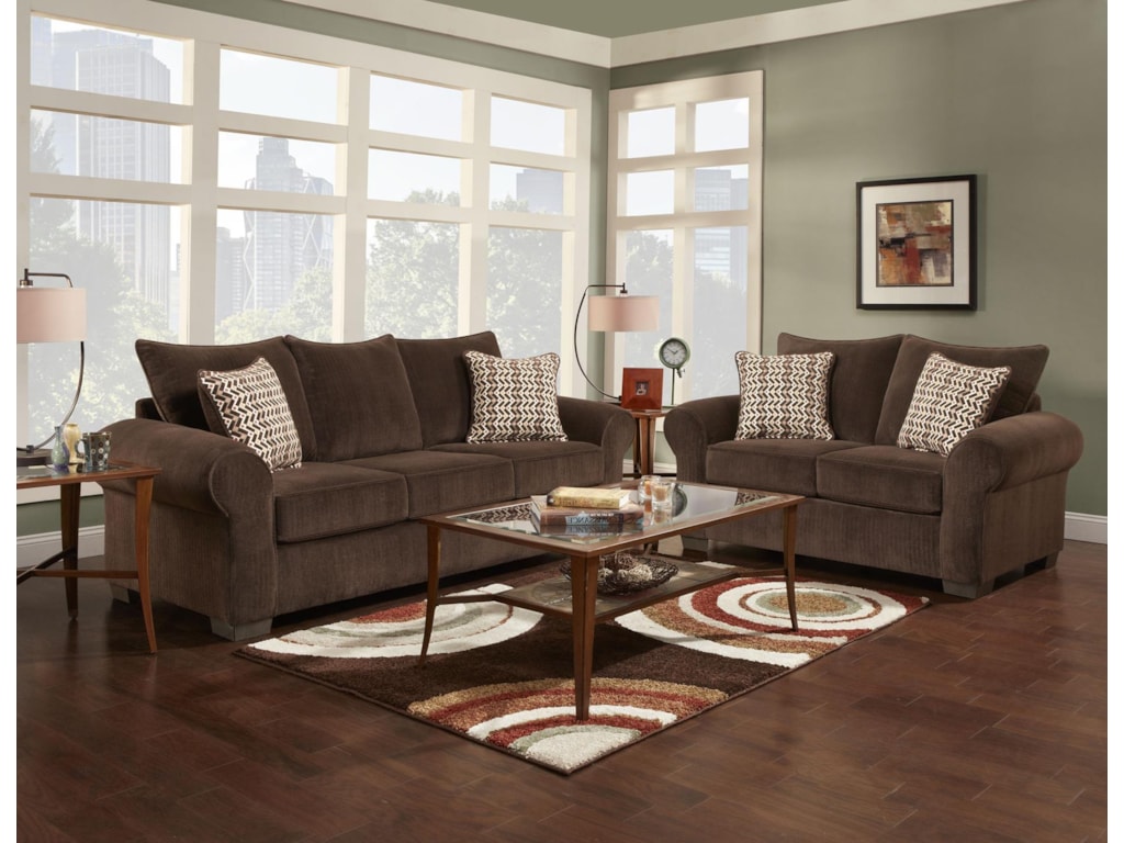 Stationary Living Room Group 7300 By Affordable Furniture Wil Affordable Furniture 7300 Stationary Living Room Group