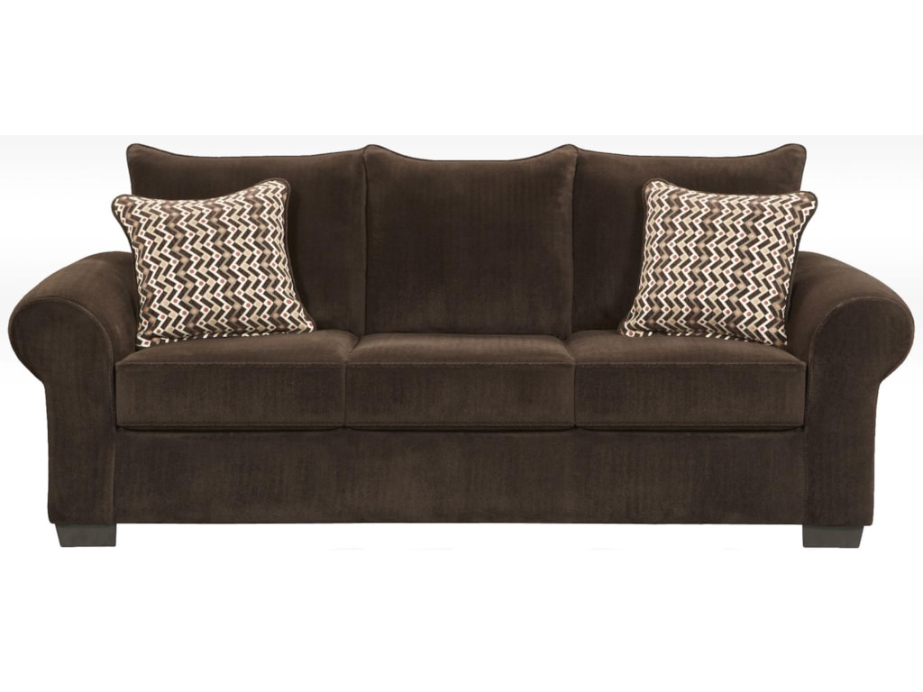 7300 Contemporary Sofa With Large Rolled Arms By Affordable Furniture At Wil