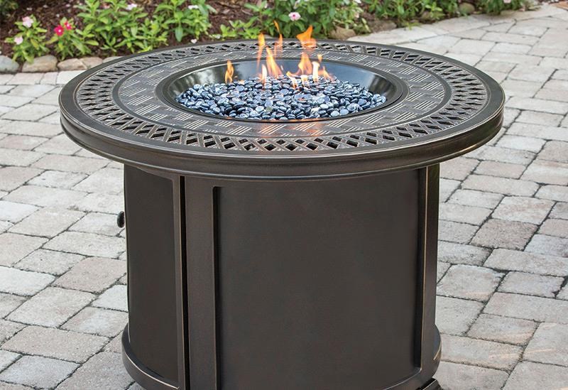 Apricity Outdoor Fire Pits Kensley 36 Round Cast Top Fire Pit
