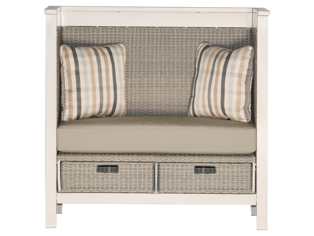 Agio Lake House Contemporary Mudroom Bench With Storage Baskets Lake House Contemporary Mudroom Bench With Storage Baskets By Agio