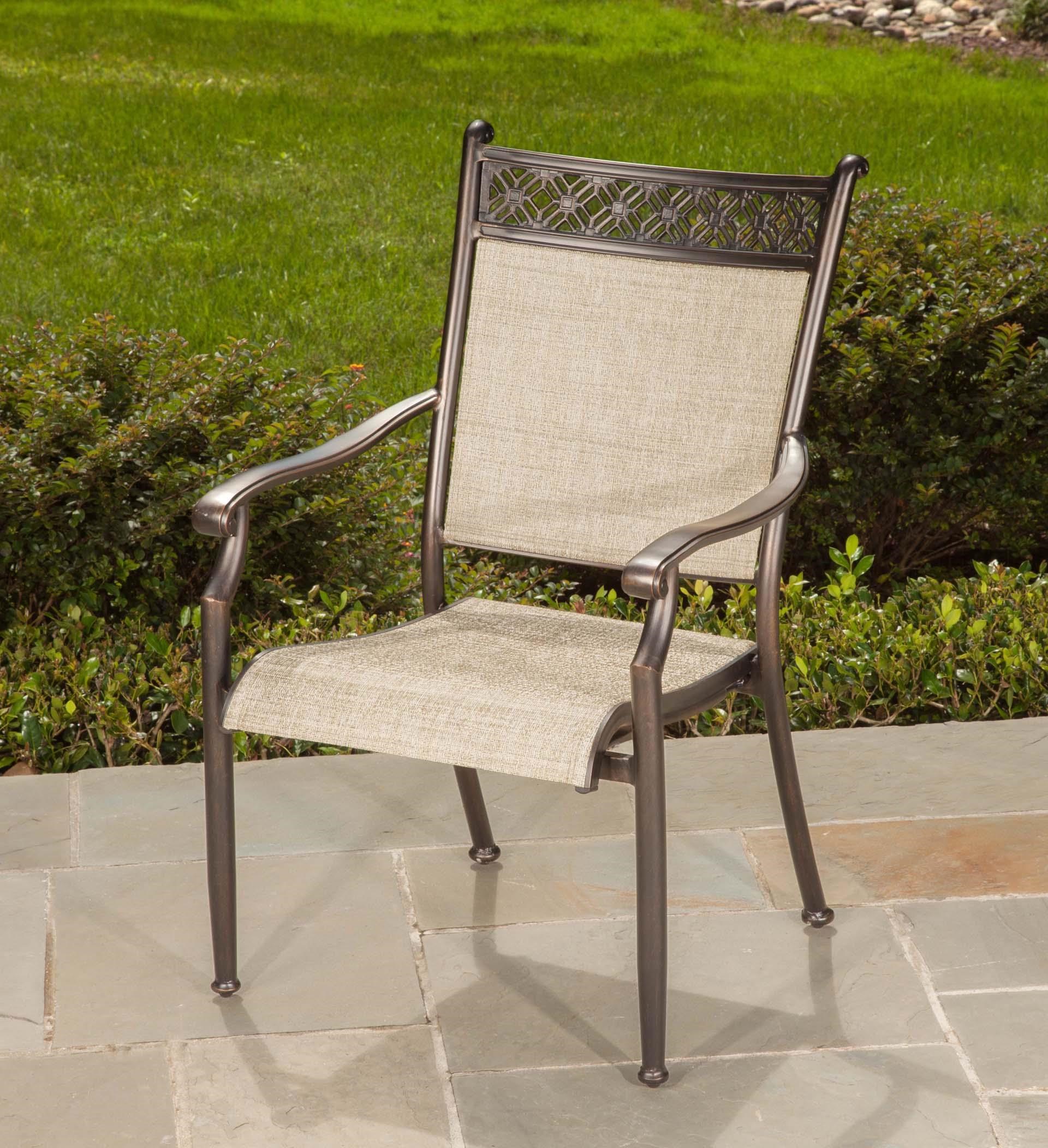 Agio Manhattan Cast Header Sling Dining Chair Johnny Janosik