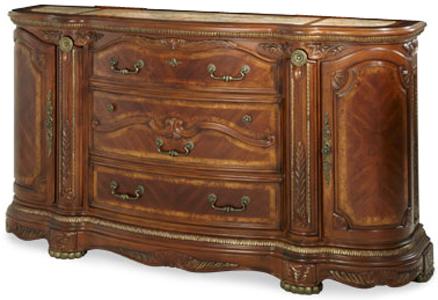 Michael Amini Cortina Nf65050 28 Ornate Traditional Three Drawer