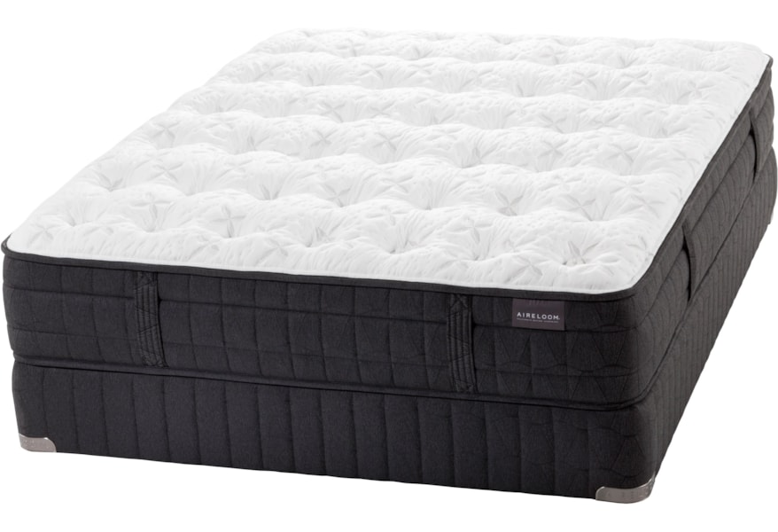 Aireloom Marbella Cal King Luxury Firm Mattress And Low Profile Foundation Slumberworld Mattress And Box Spring Sets