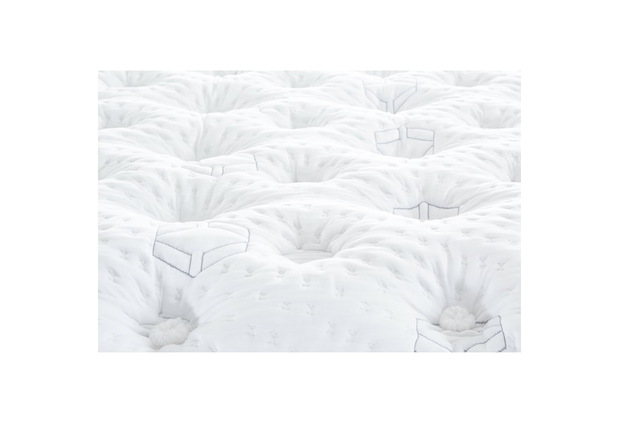 White King 108x96 Oxford Crinkle Weave Luxury Ripple Toppers