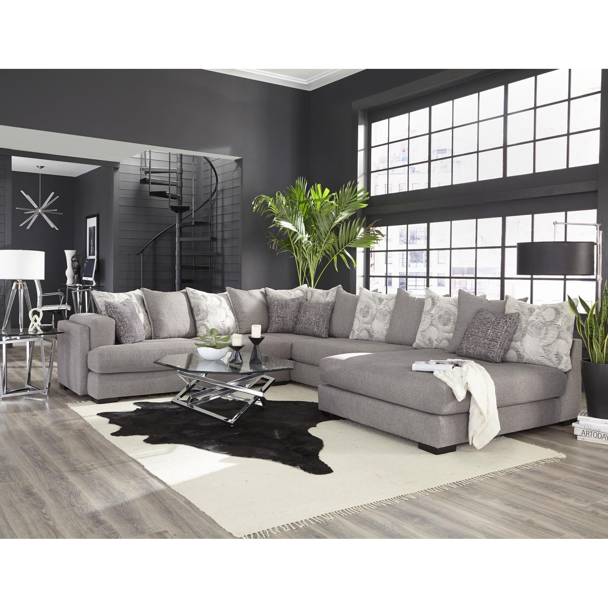 Albany 880 Sectional Sofa With Right Side Chaise A1 Furniture Mattress Sectional Sofas