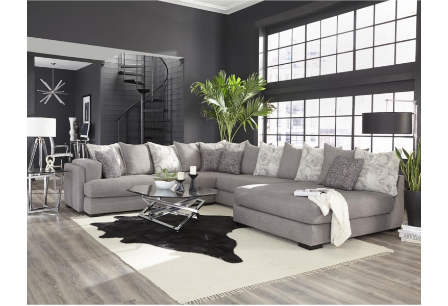 Albany 880 Sectional Sofa With Right Side Chaise A1 Furniture Mattress Sectional Sofas