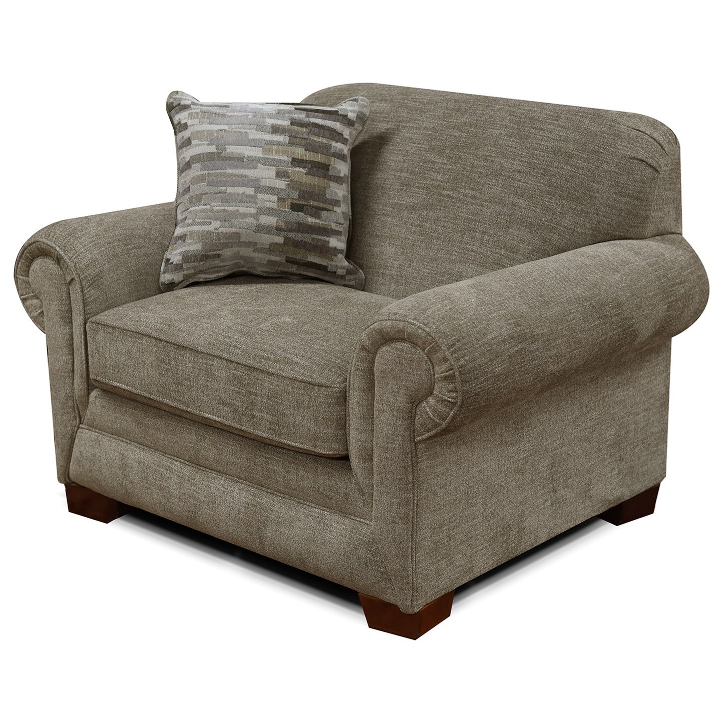 Alexvale V140 Transitional Chair And A Half Turk Furniture Chair A Half