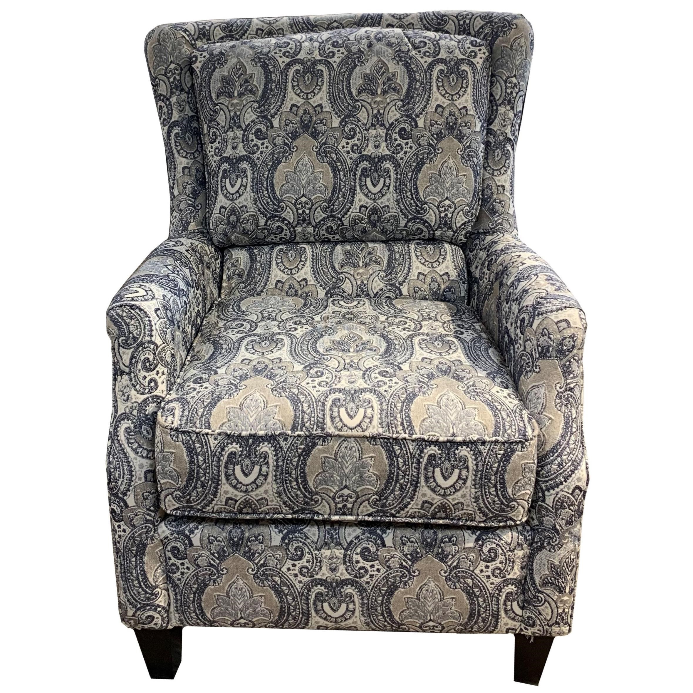 Alexvale V210 V214 Transitional Plush Back Chair Northeast Factory Direct Upholstered Chairs