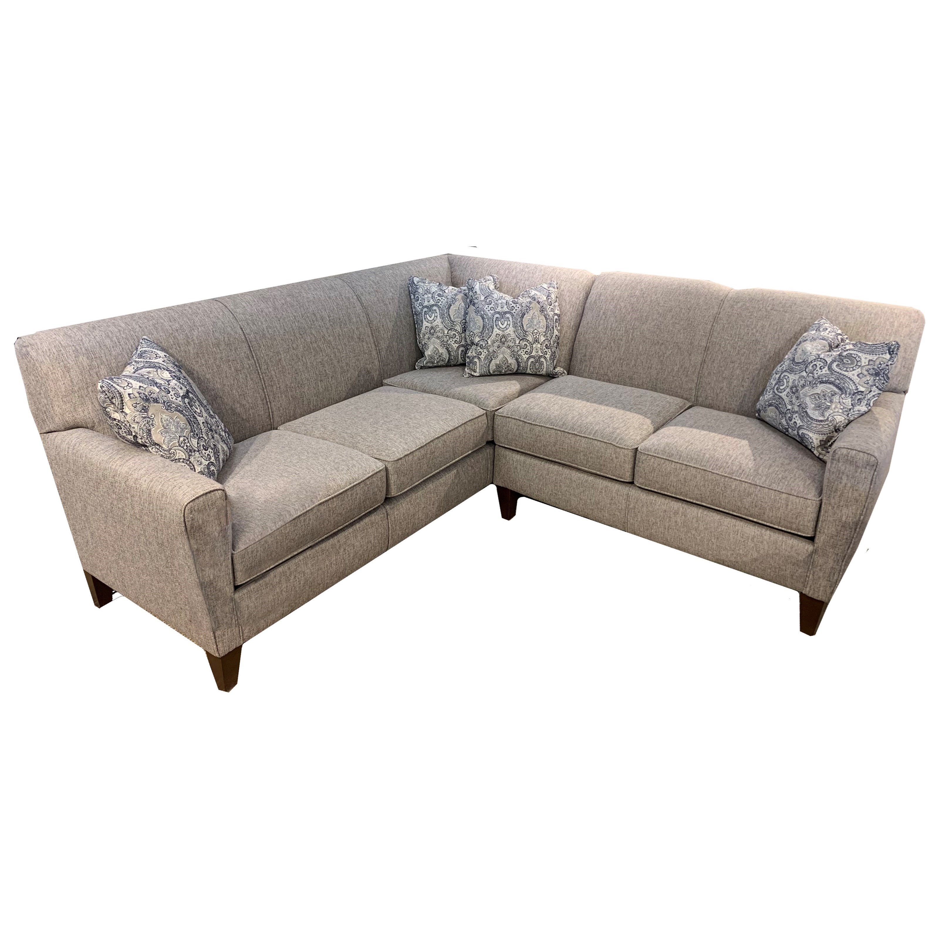 Alexvale V620 Contemporary 2 Piece Sectional Rooms For Less Sectional Sofas