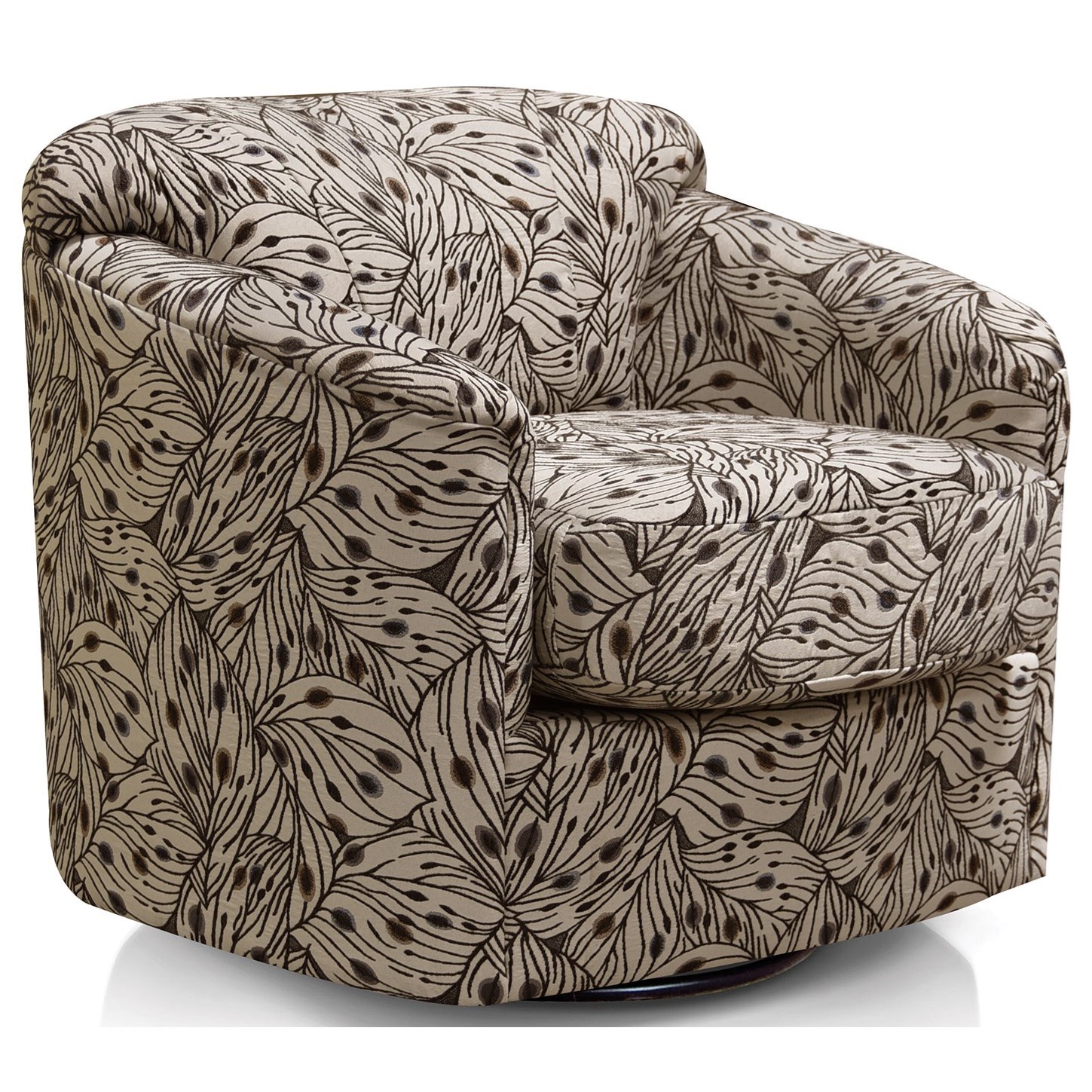 Alexvale V995 Contemporary Swivel Glider Chair Turk Furniture Upholstered Chairs