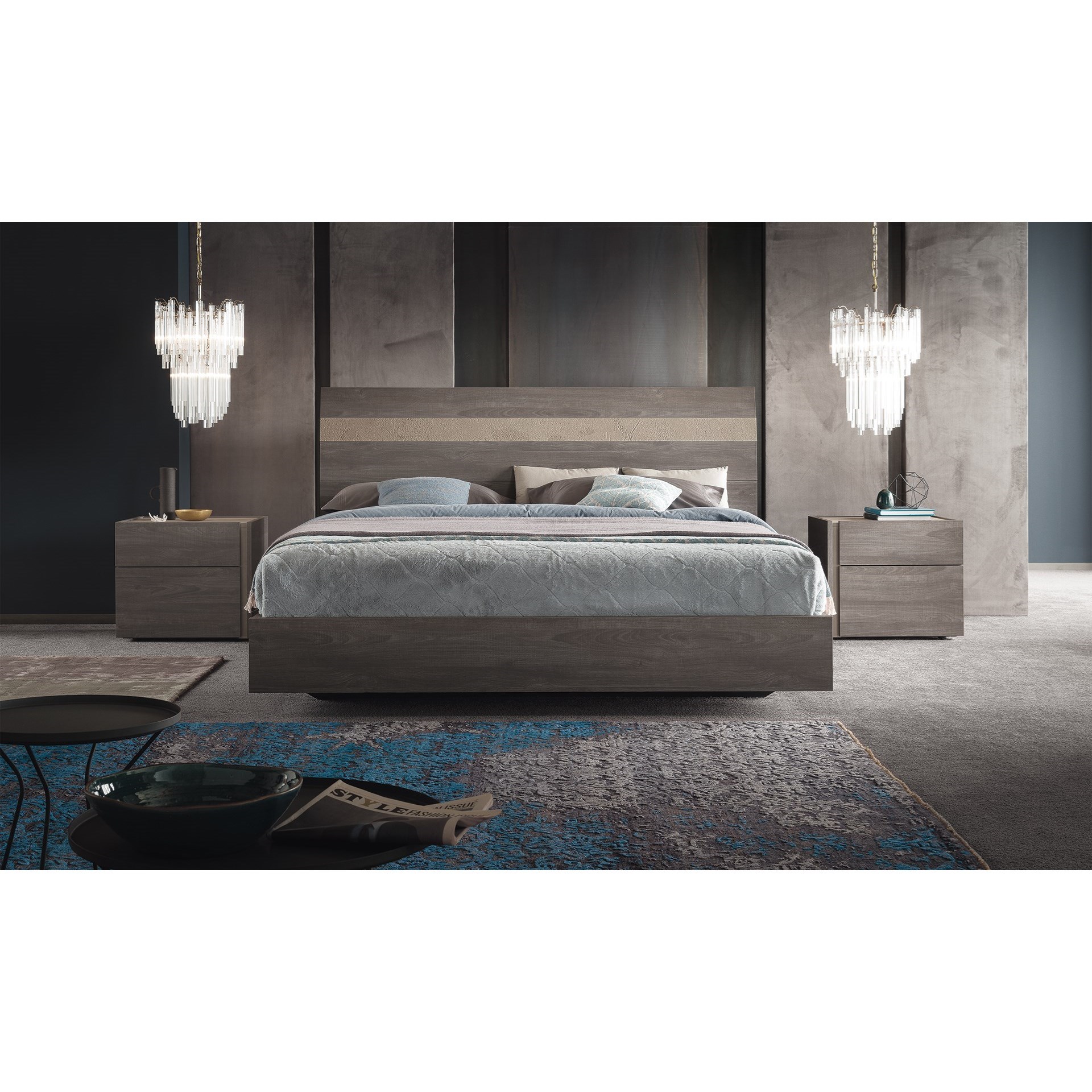 Alf Italia Nizza Contemporary Queen Bedroom Group Corner Furniture Bedroom Groups