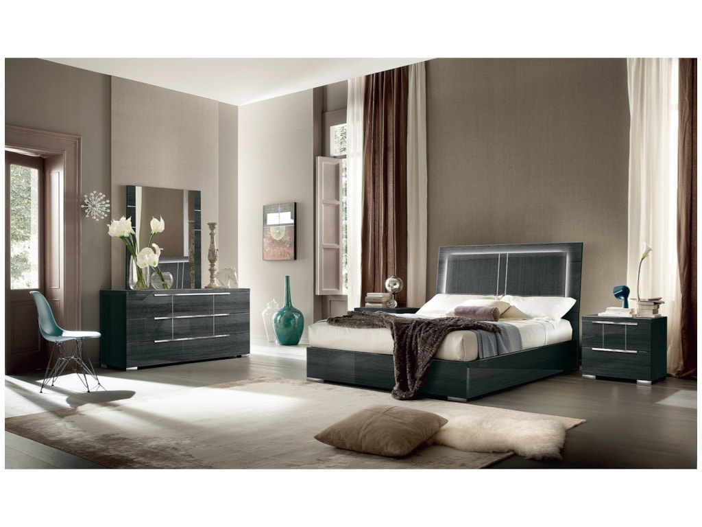 Alf Italia VersiliaModern Queen Bed