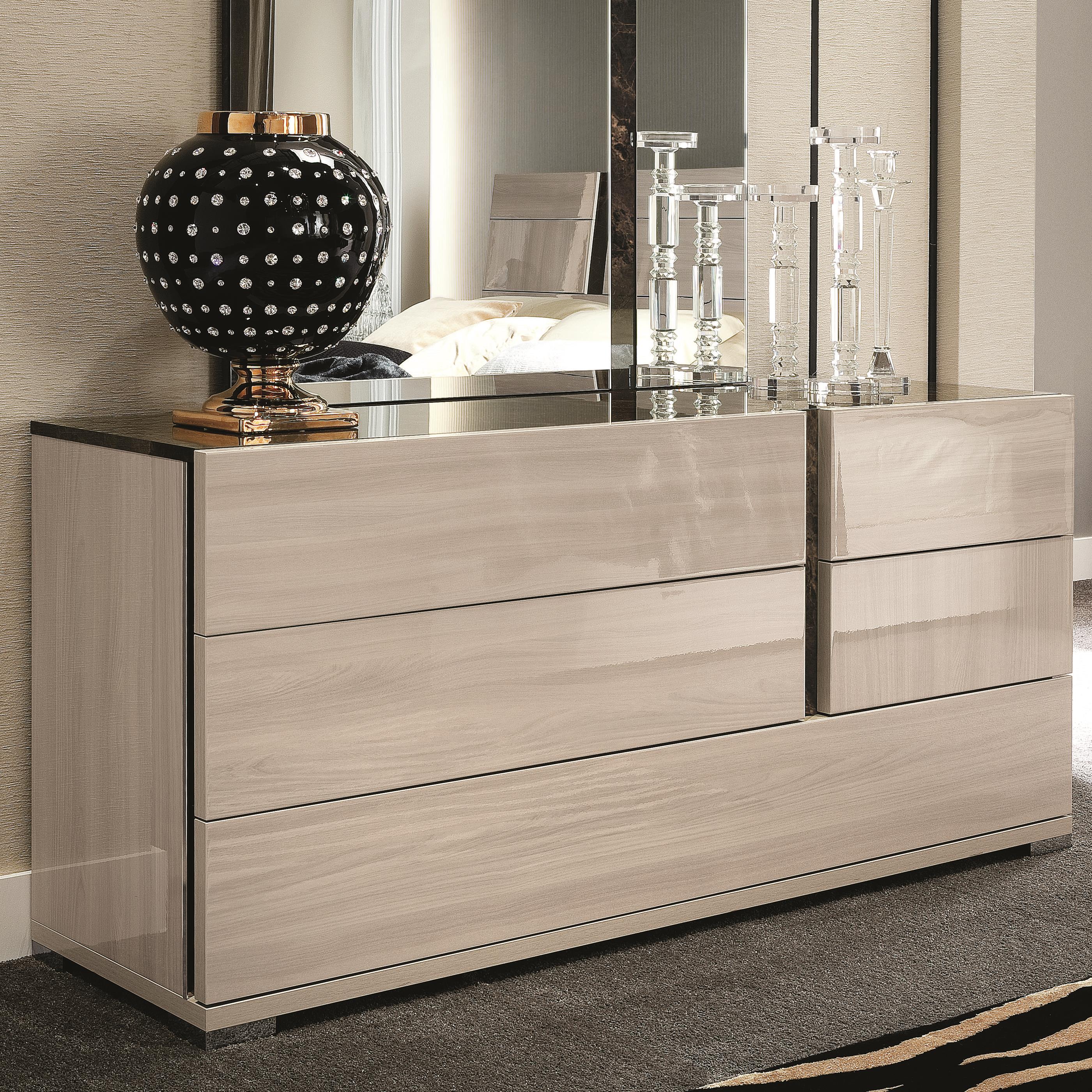 Alf Italia Teodora Kjte120 5 Drawer Dresser Corner Furniture