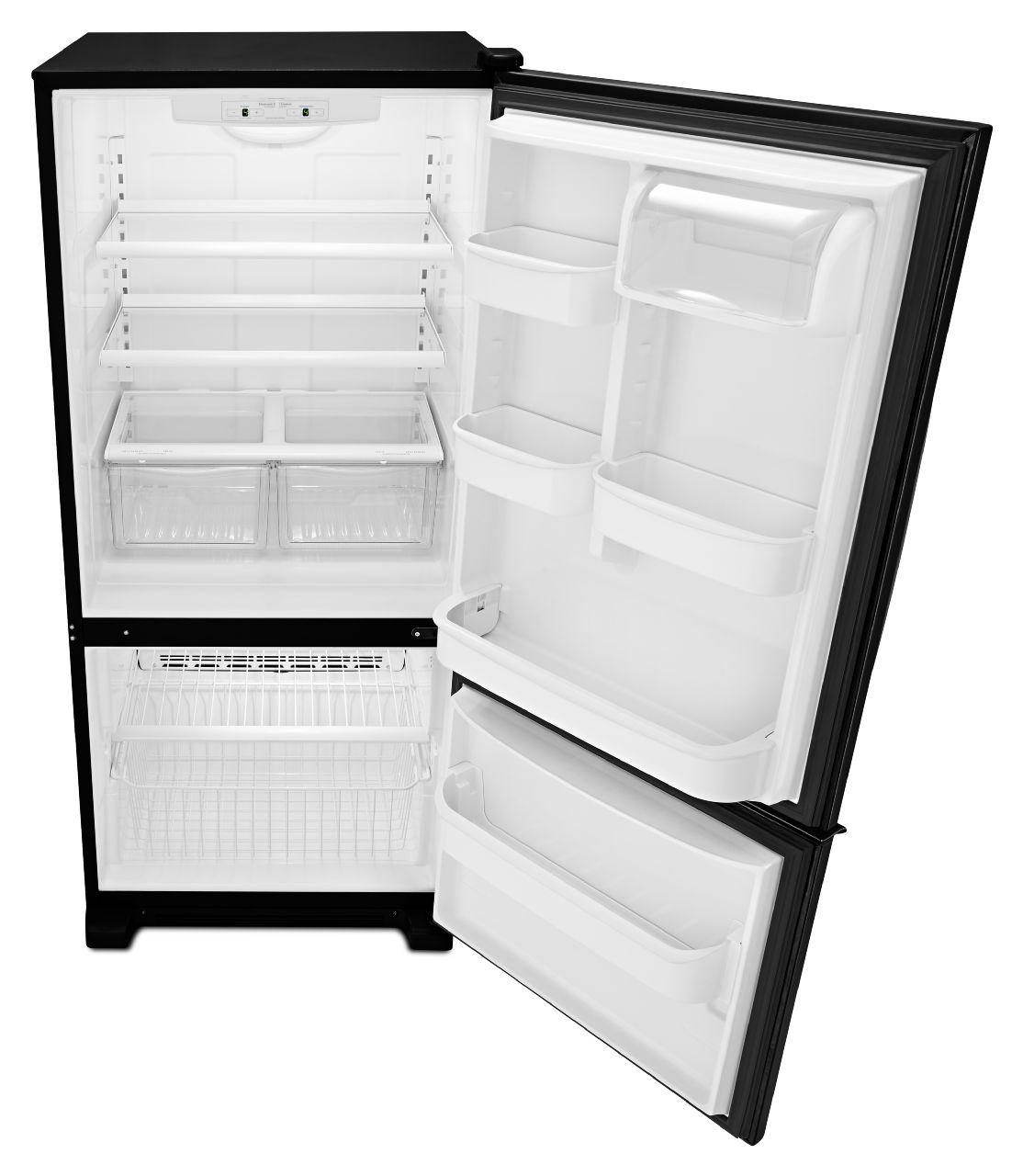 18.5 cubic foot refrigerator bottom freezer