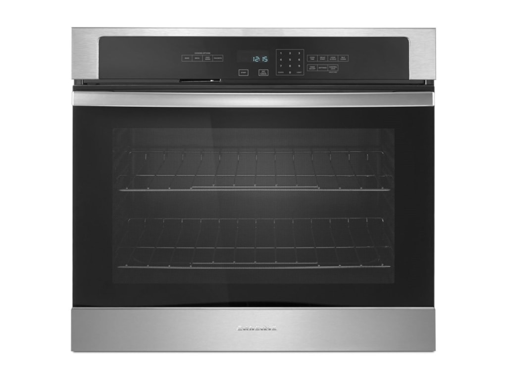 Amana 27 Inch Wall Oven With 4 3 Cu Ft Capacity Colder S Amana Electric Wall Ovens Amana27 Inch 4 3 Cu