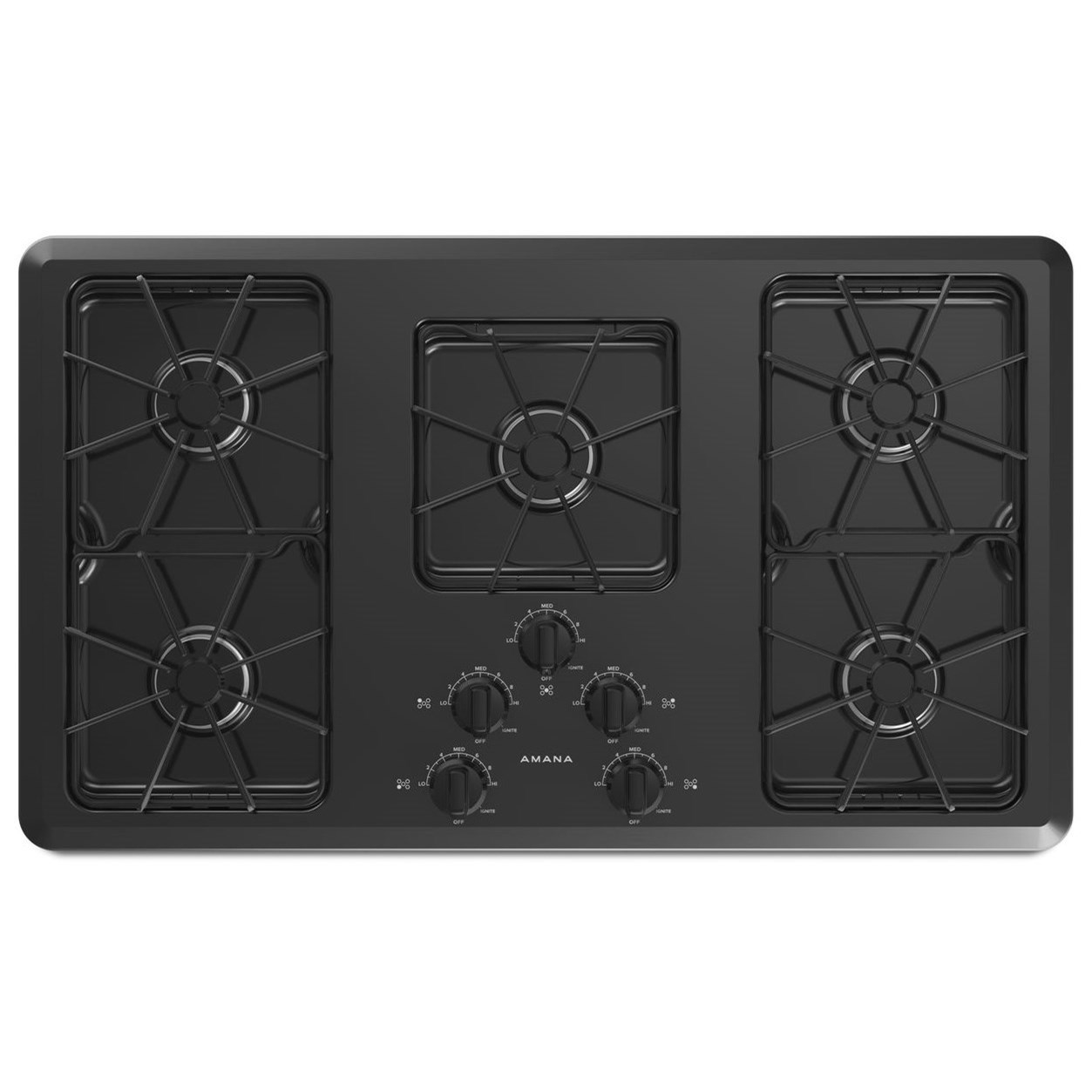 Amana 36 Inch Amana Gas Cooktop With Front Controls Wilcox
