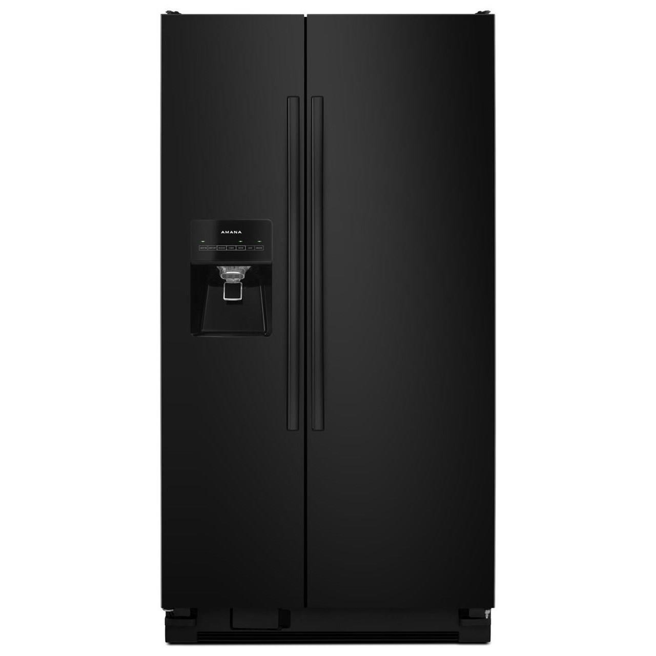 Amana Asi2575frb Side By Side Refrigerator With Dairy Center