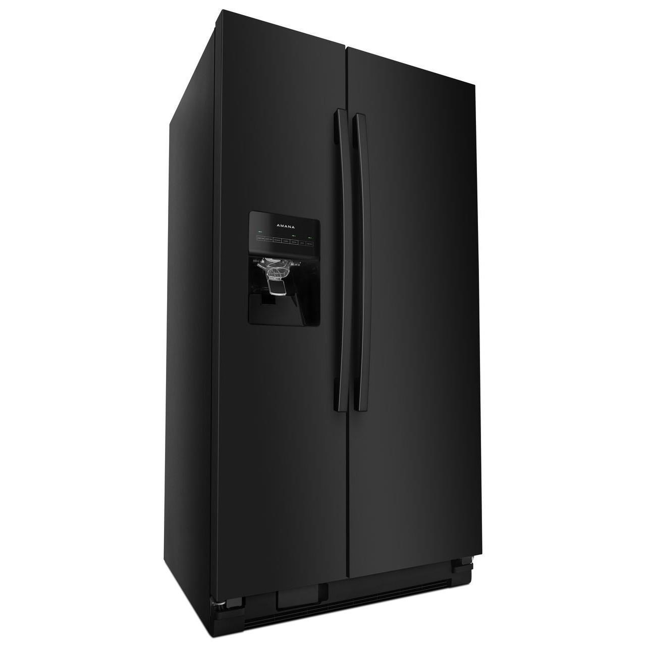 Amana Asi2575frb Side By Side Refrigerator With Dairy Center