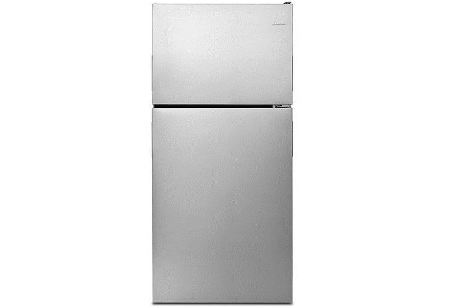 Amana 18 Cu Ft Top Freezer Refrigerator With Electronic Temperature Controls Pedigo Furniture Refrigerator Top Freezer