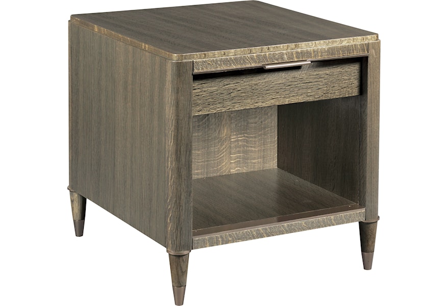 American Drew Ad Modern Classics Dixon Drawer End Table With Usb